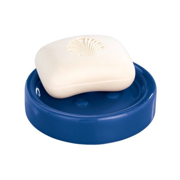 Granatowa mydelniczka Wenko Polaris Dark Blue-image-1