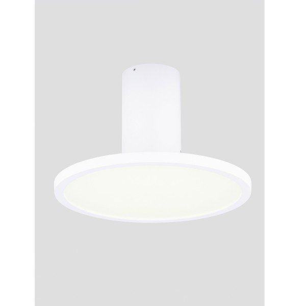 Aluminiowa lampa sufitowa LED z elastyczną konstrukcją w matowym białym kolorze Ekei – Nova Luce-image-2
