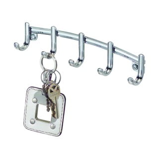 Metalowy wieszak na klucze iDesign York Lyra, 21,5x4,6 cm