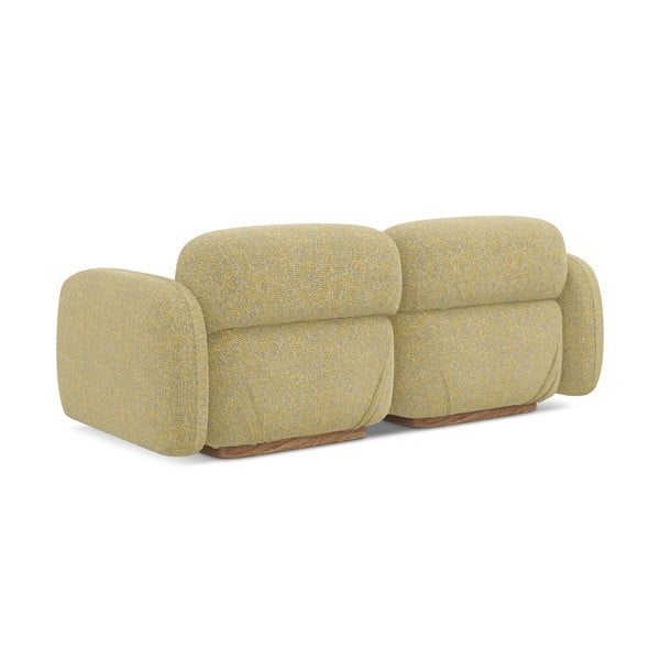 Żółta sofa modułowa 190 cm Ailani – Makamii-image-3