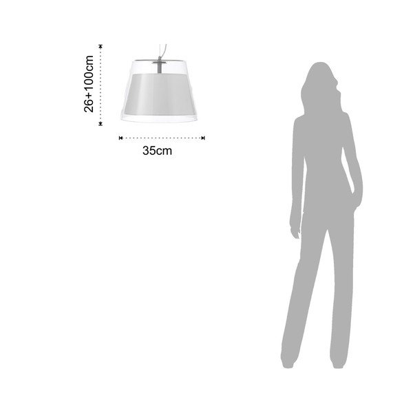 Lampa wisząca Tomasucci Matt, ⌀ 35 cm-image-2