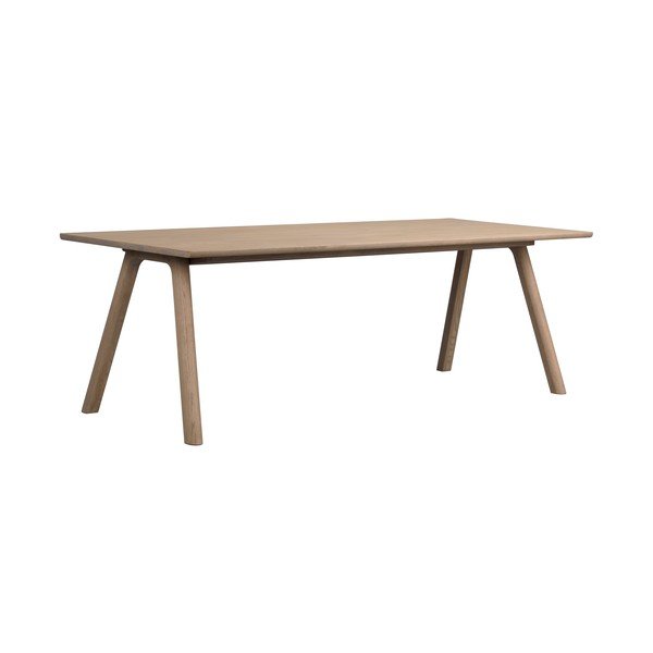 Rozkładany stół z litego drewna dębowego 95x220 cm Clapperton – Rowico