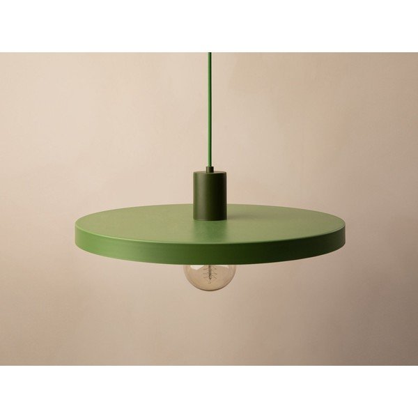 Zielona metalowa lampa wisząca ø 40 cm Ori – Micadoni -image-3