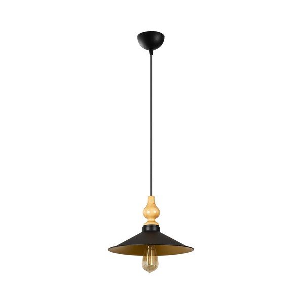 Czarna metalowa lampa wisząca Opviq lights Kiriakos-image-2