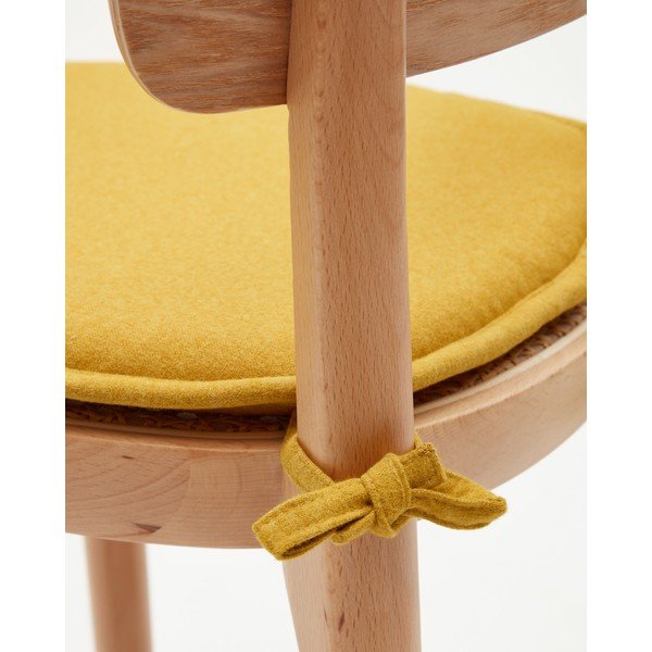 Poduszka na krzesło z mikrowłókna 43x43 cm Romane – Kave Home-image-3