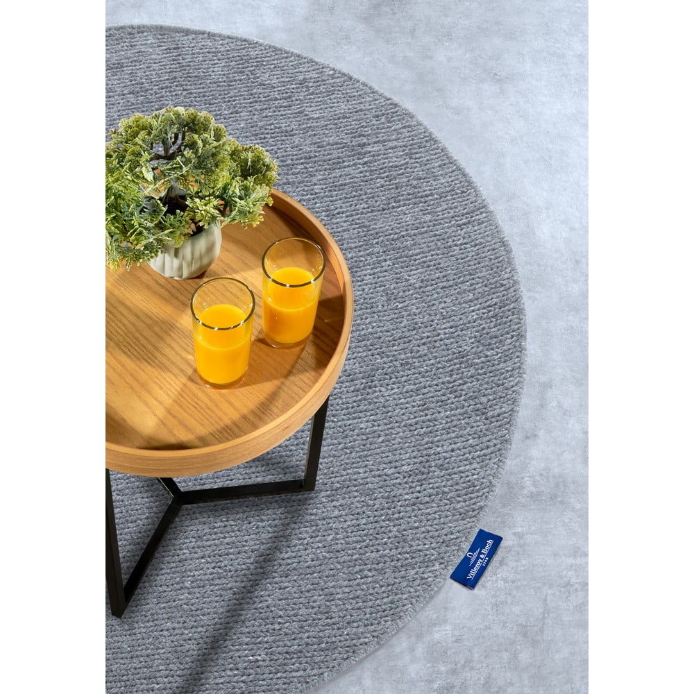 Szary wełniany okrągły dywan tkany ręcznie ø 200 cm Francois – Villeroy&Boch (zdjęcie 5)