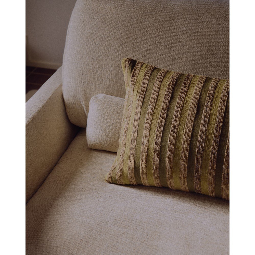 Beżowa sofa z tkaniny szenilowej 240 cm Veliro – Kave Home (zdjęcie 11)