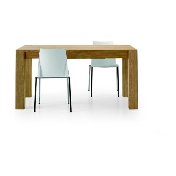 Rozkładany stół z drewna dębowego Castagnetti Extensio, 140 cm