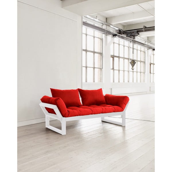 Sofa Karup Edge White/Red