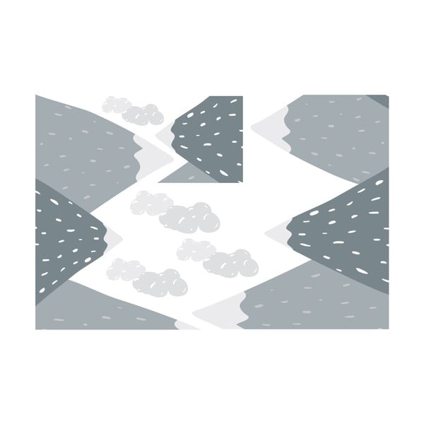 Naklejka ścienna z motywem gór Ambiance Scandinavian Giant Mountains Dinka-image-2