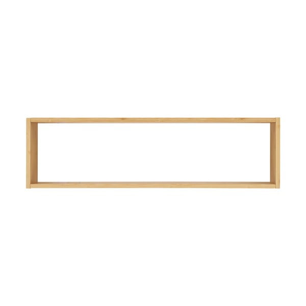Wielopoziomowa bambusowa półka w naturalnym kolorze 70 cm Ember – House Nordic