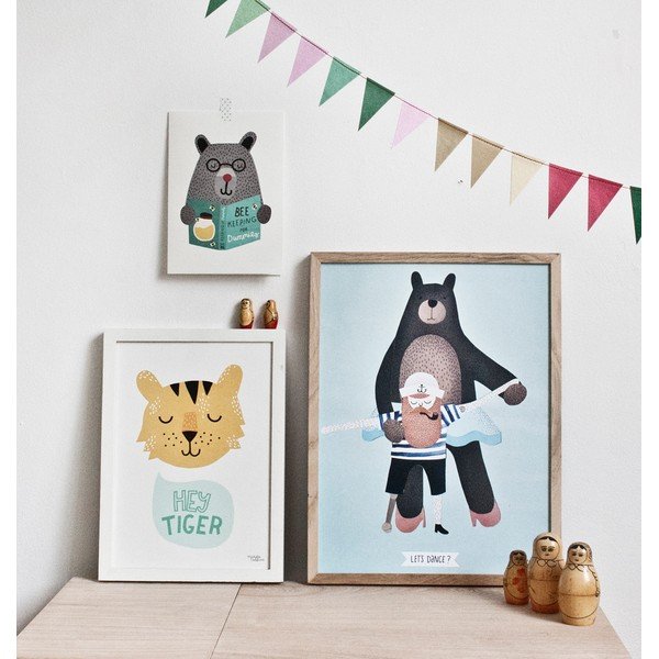 Plakat Michelle Carlslund Hey Tiger, A4-image-1