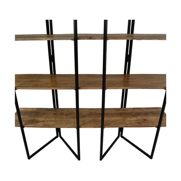 Czarny regał z drewna mango 165x200 cm – HSM collection-image-4