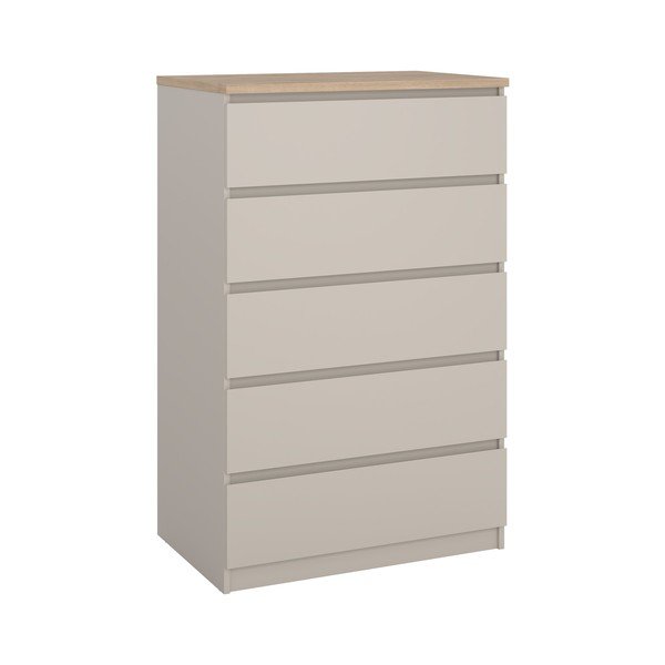 Kremowa komoda 77x121x50 cm Naia – Tvilum