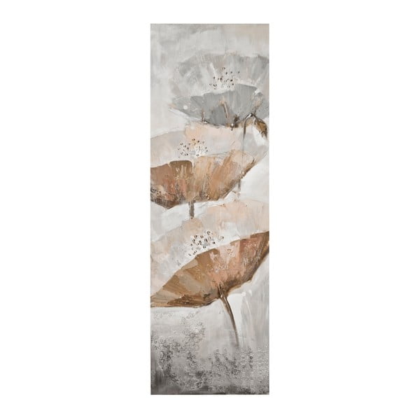 Obraz w ramie z drewna jodłowego Mauro Ferretti Fleurs, 40x120 cm