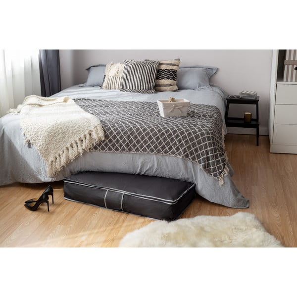 Czarny organizer pod łóżko Compactor Underbed Box-image-1