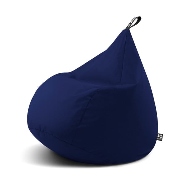 Ciemnoniebieski worek do siedzenia Drop XL – So Soft?