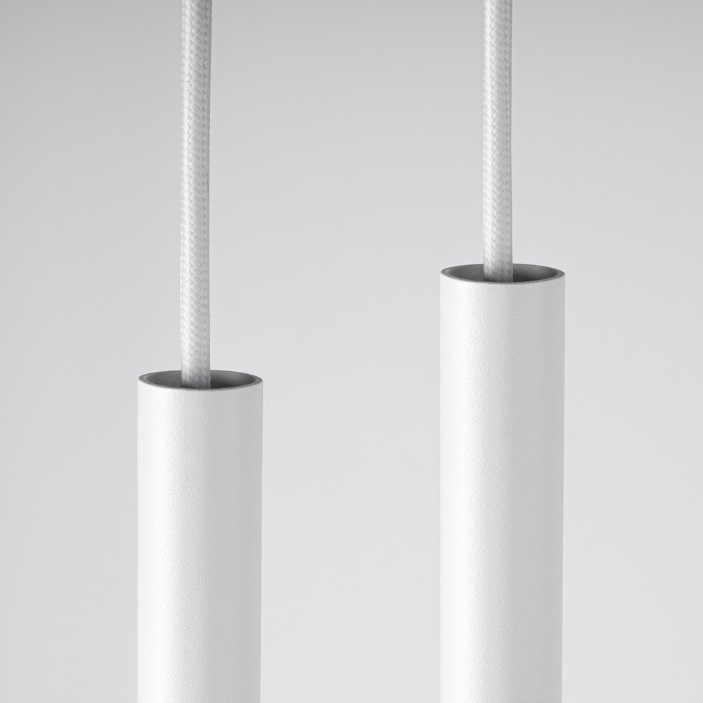 Biała metalowa lampa wisząca ø 15 cm Fideus – Sollux (zdjęcie 7)