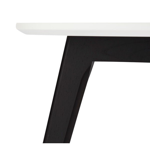 Czarno-biały stolik drewniany Furnhouse Life, Ø 48 cm-image-4