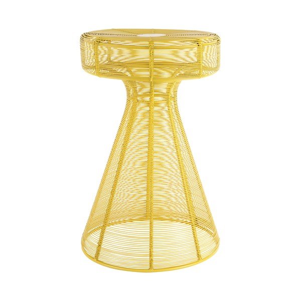 Metalowy okrągły stolik ø 30,5 cm Cuerda Corcho – Leitmotiv