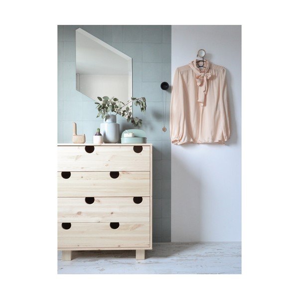 Komoda z 4 szufladami Karup Design House Natural/White-image-4