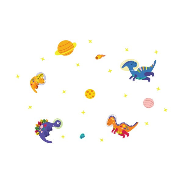 Dziecięce naklejki ścienne Ambiance Dinosaurs-image-2