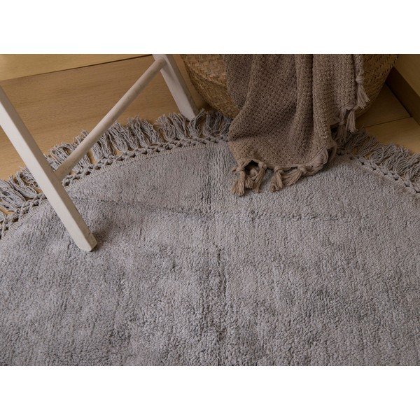 Jasnobrązowy bawełniany dywanik łazienkowy Irya Home Collection Lora, ø 90 cm-image-2