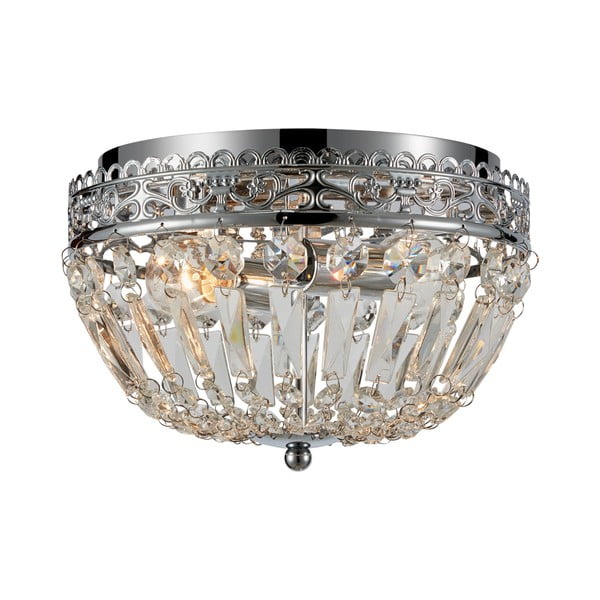 Lampa sufitowa w kolorze srebra ze szklanym kloszem Etienne – Markslöjd