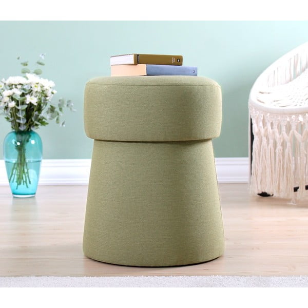 Jasnozielony puf Beans – Artie-image-1