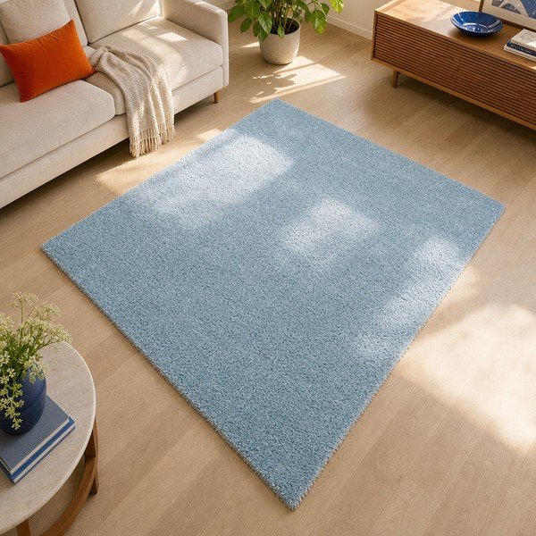 Jasnoniebieski dywan Universal Aqua, 133x190 cm-image-1