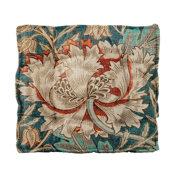 Poduszka na krzesło z domieszką lnu Tierra Bella Honeysuckle, 37x37 cm-image-2