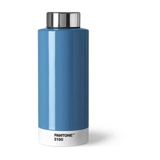 Niebieska butelka podróżna ze stali nierdzewnej 630 ml – Pantone