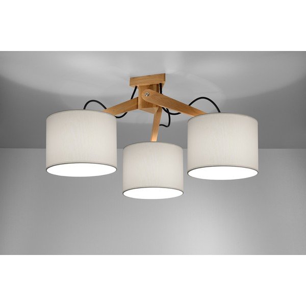 Biała lampa sufitowa Sollux Donna, dł. 70 cm-image-1