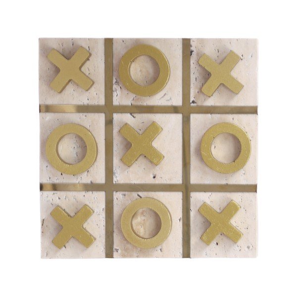 Kamienna mała dekoracja Tic Tac Toe – PT LIVING
