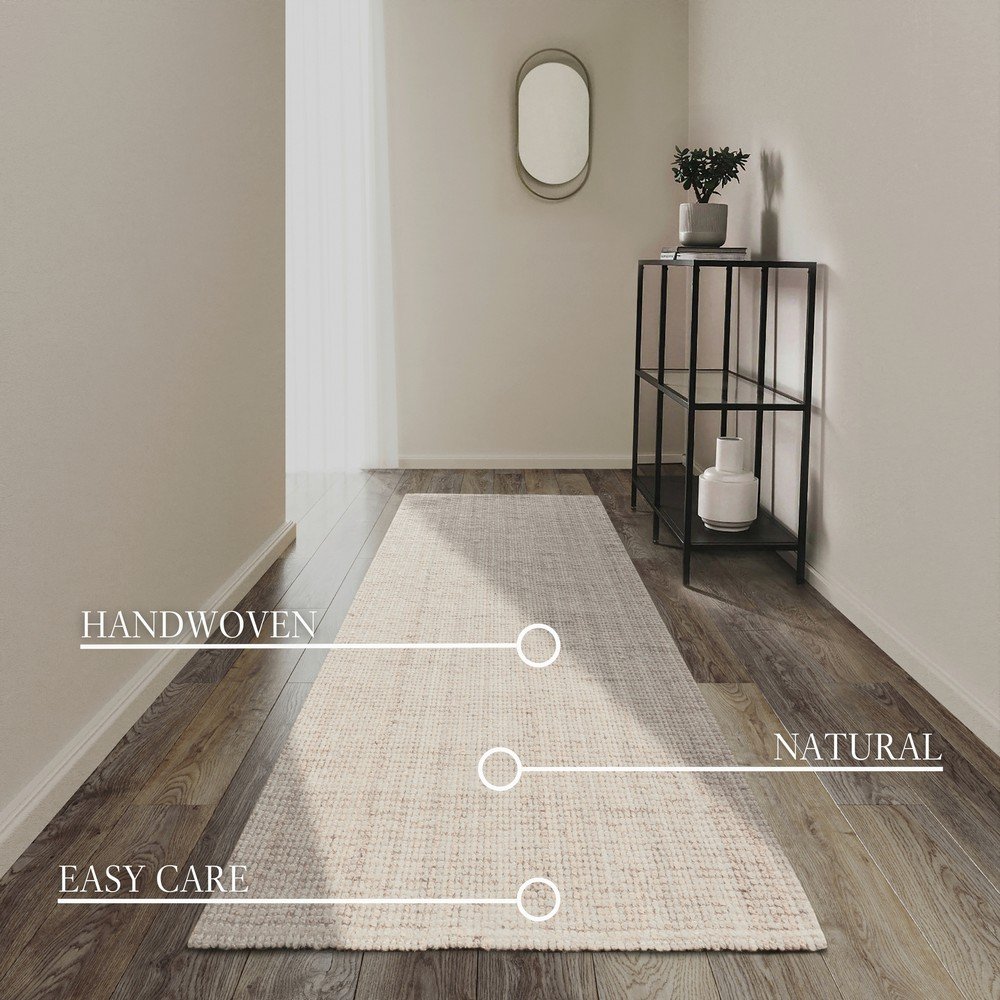 Biały chodnik z juty dwustronny/tkany ręcznie 80x200 cm Rosalie – Villeroy&Boch (zdjęcie 10)