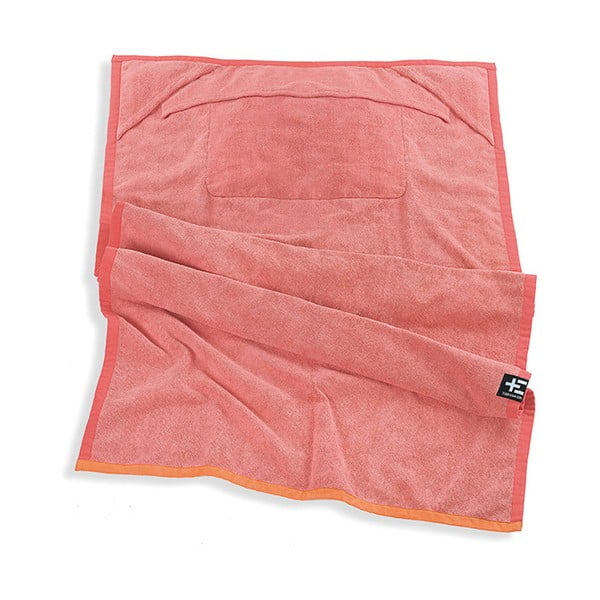 Różowy ręcznik plażowy Terra Nation One Moe, 90x180 cm