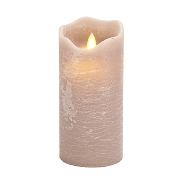 Świeczka LED Vorsteen Candle Grau, 16 cm