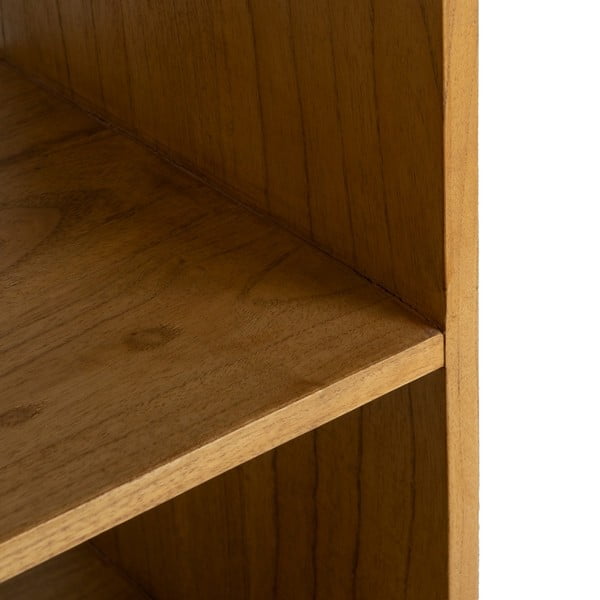 Regał z litego drewna mindi w naturalnym kolorze 90x150x40 cm Lysa – Ixia-image-4