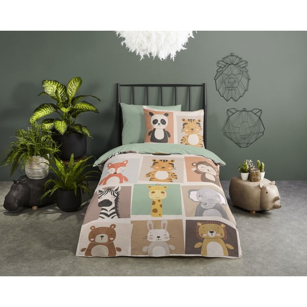 Pościel dziecięca jednoosobowa z mikrowłókna 140x220 cm Ranger – Good Morning-image-1