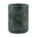 Ciemnozielony marmurowy kubek na szczoteczki do zębów Marble – Mette Ditmer Denmark