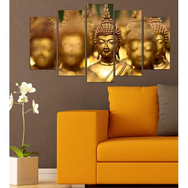 5-częściowy obraz Buddha