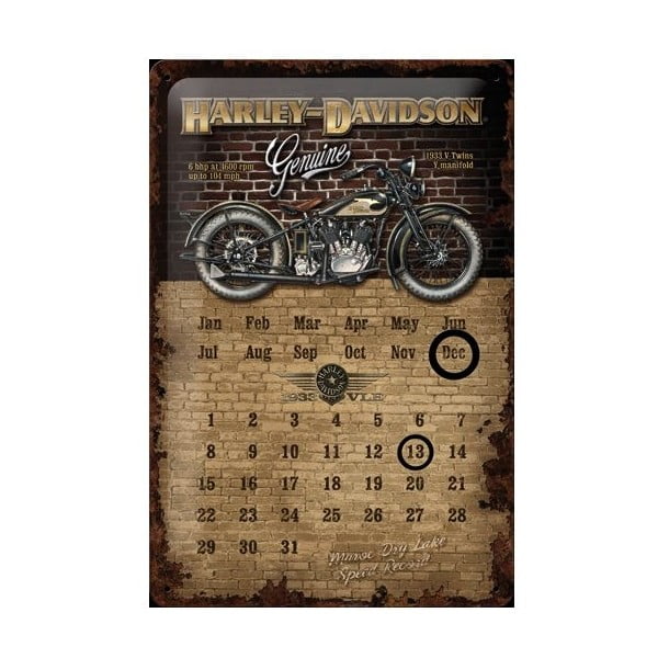 Blaszana tabliczka Harley Davidson, 20x30 cm