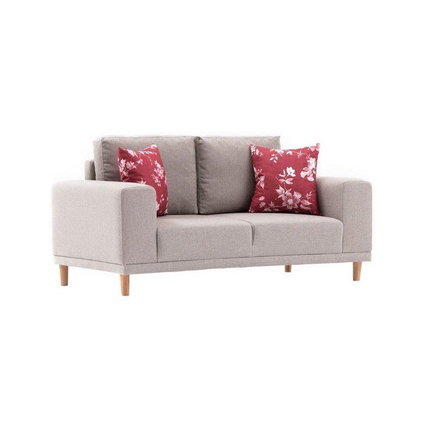 Kremowa sofa 2-osobowa Franz-image-4