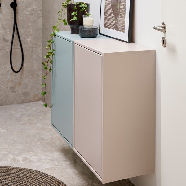 Szaroniebieski ścienny kosz na pranie Laundry Box – ReCollector-image-1