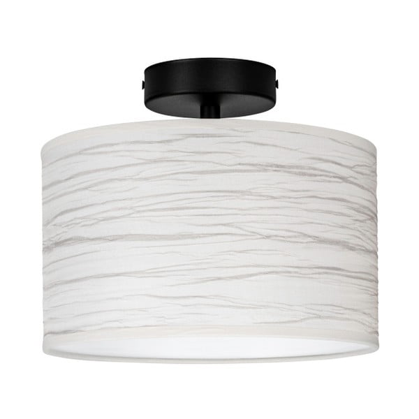 Szara-biała lampa sufitowa Bulb Attack Catorce, ⌀ 25 cm