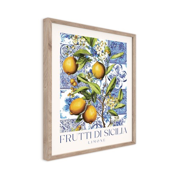 Obraz drukowany z ramą w zestawie 40x50 cm Sicilia – Styler-image-4