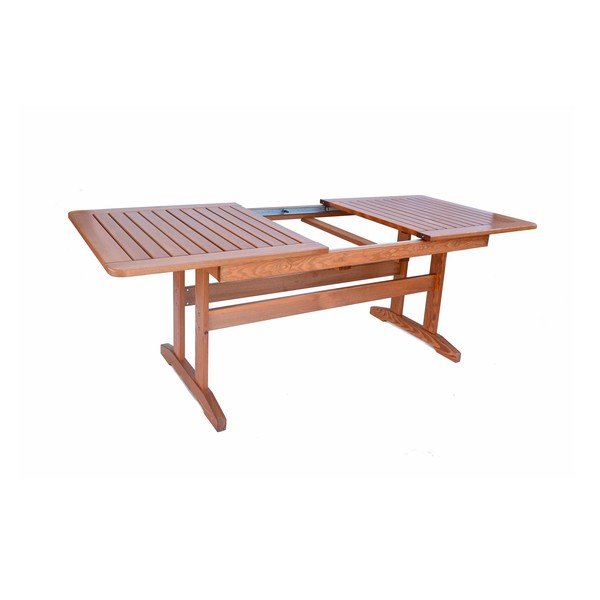 Stół ogrodowy z litego drewna sosnowego 90x160 cm Luisa – Rojaplast-image-4