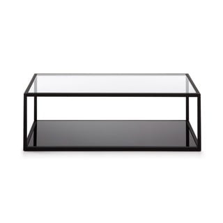 Czarny stolik Kave Home Green Hill, 110x60 cm