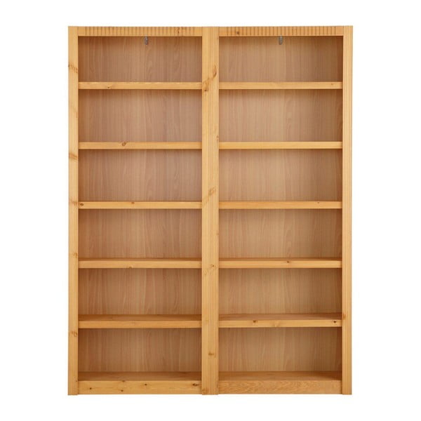 Biblioteczka z drewna sosnowego Støraa Bailey, 164x213 cm
