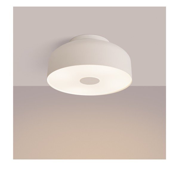 Kremowa lampa sufitowa ø 30 cm Blacko – Sollux-image-4